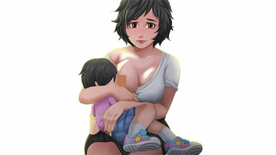 x shiori breastfeeding
